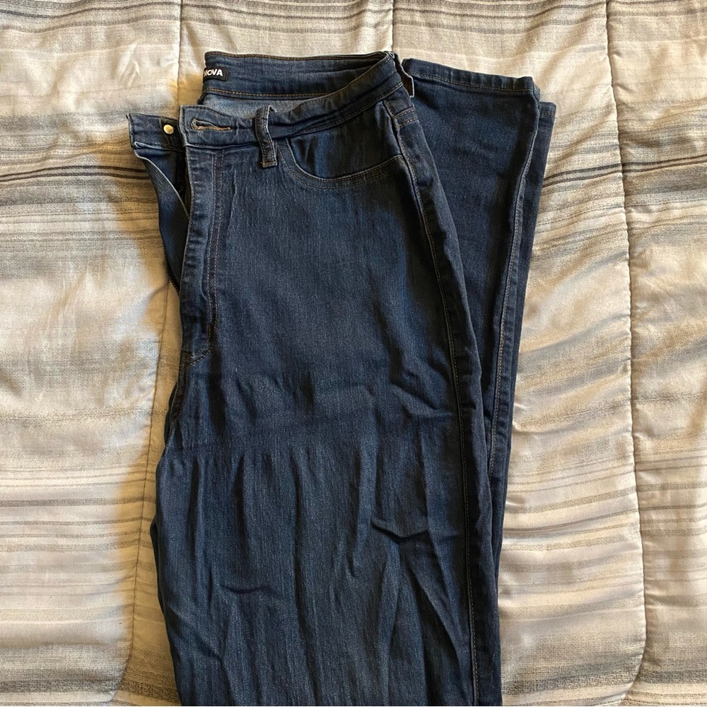 Fashion Nova Dark Washed Skinny Jeans